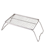 Yopay Folding Campfire Grill With Legs Carrying Bag, 304 Stainless Steel Grate Barbeque Grill, Heavy Duty Portable Camping Grill