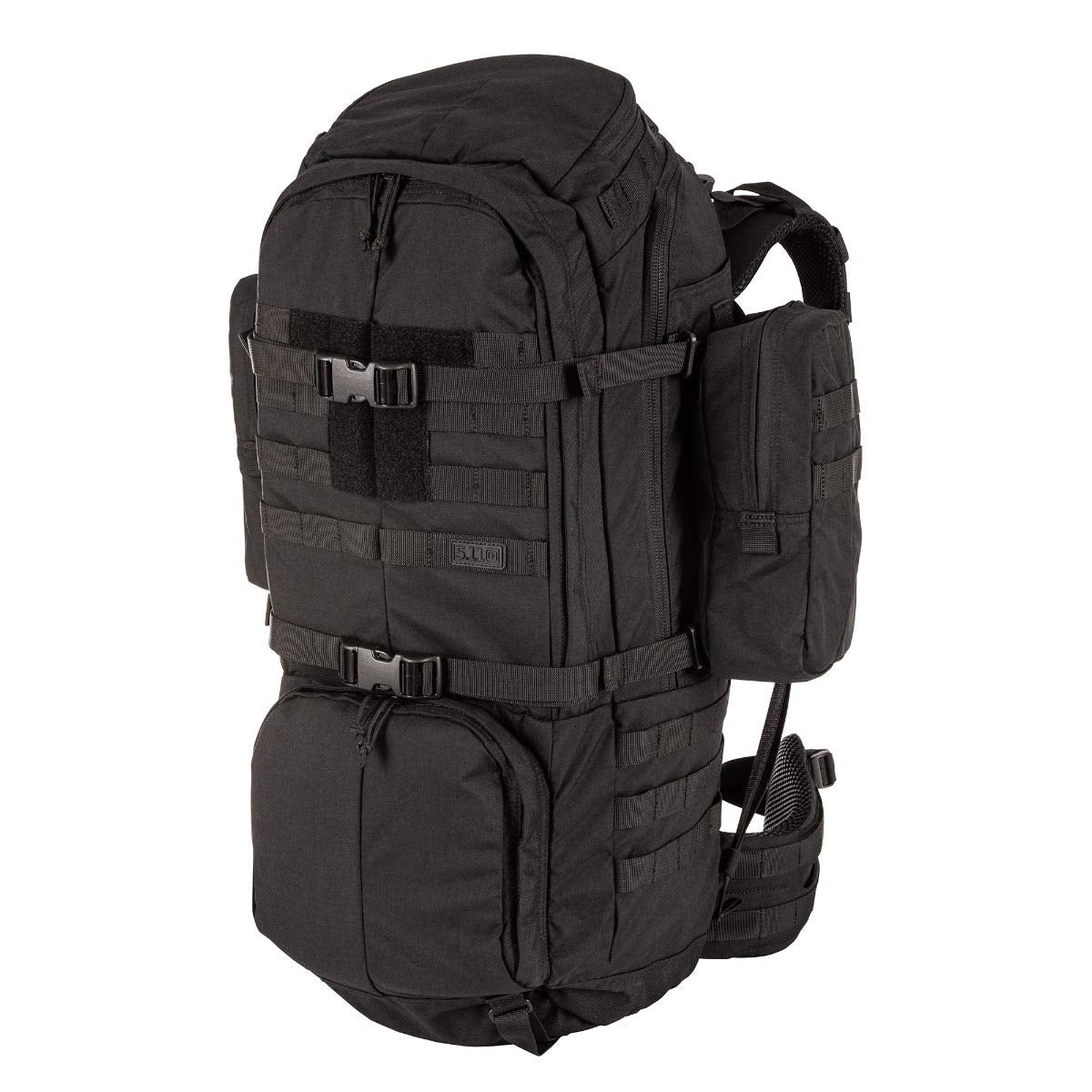 5.11 Tactical Rush 100 Backpack, Large 60L Heavy Duty Deployment Bag, Military Style MOLLE Pack, Style 56555ABR, Small/Medium, B