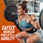 Profitness Weight Lifting Belt For Women (4 Wide) - Comfortable Weightlifting Workout Belt - Lower Back  Lumbar Support For Squa