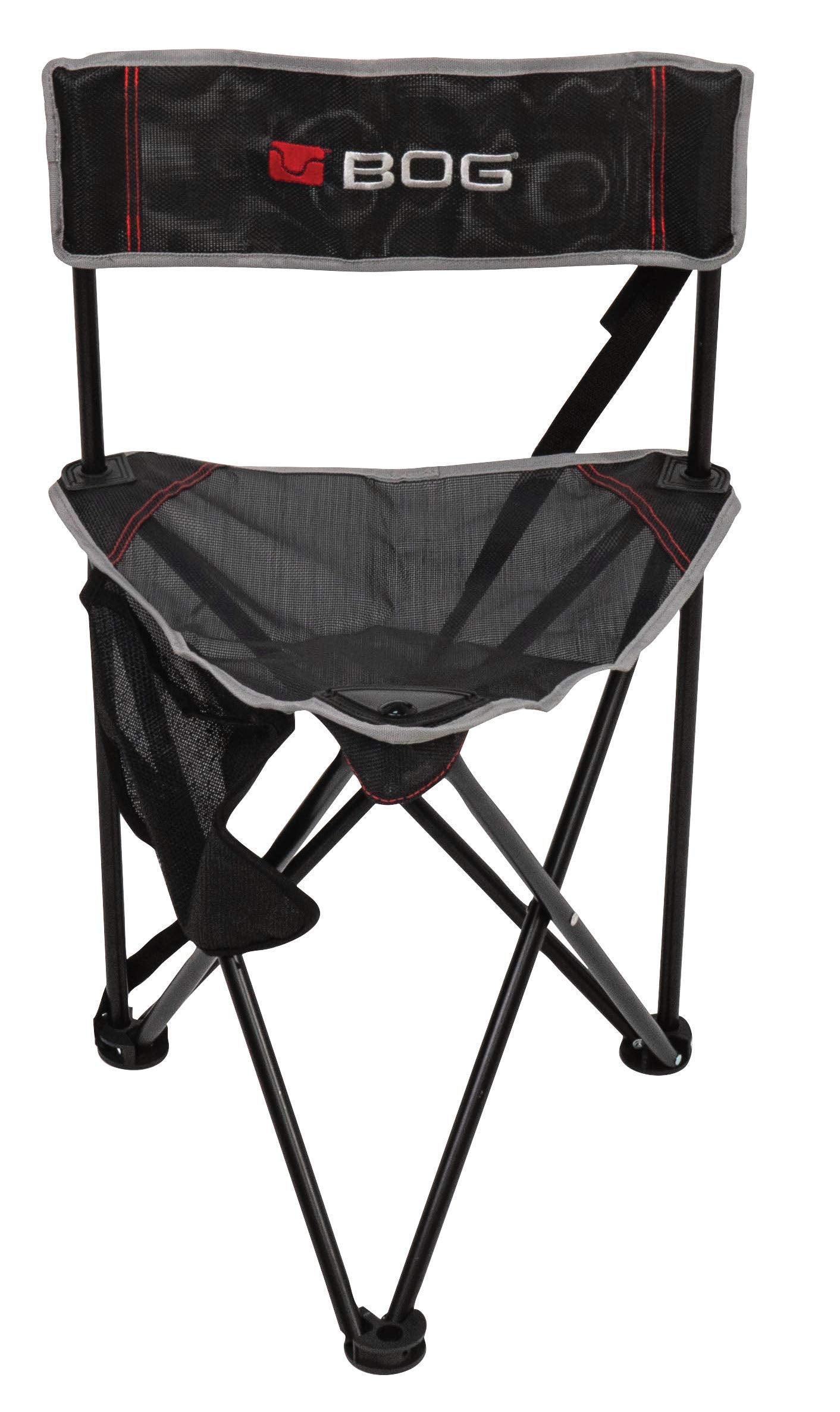 Bog Triple Play Ground Blind Chair With Rugged Construction, Aluminum Frame, Extended Seat Area, Quiet Setup, Breathable Textile