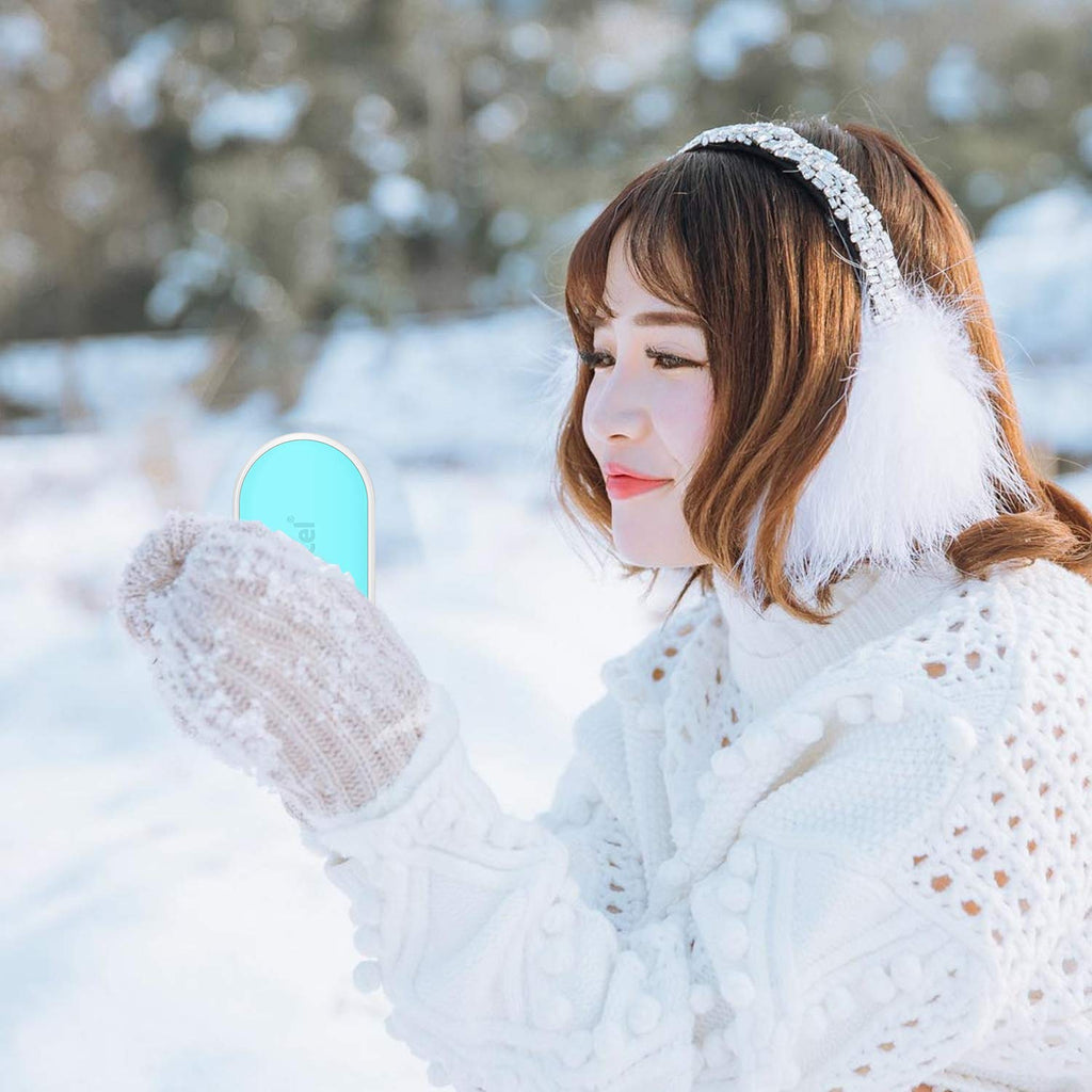 Karecel Hand Warmers Rechargeable, Usb Hand Warmer Reusable 5200Mah Powerbank Portable Heater Battery Hot Pocket Warmer Electric