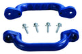 Plastic Playset Safety Handles, Blue | One Pair | Compatible with Most Wooden Swing Sets | Hardware Included | Easy to Install |