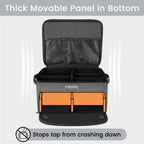 2 Layer Golf Trunk Organizer, Waterproof Car Golf Locker With Separate Ventilated Compartment For 2 Pair Shoes, Durable Golf Tru