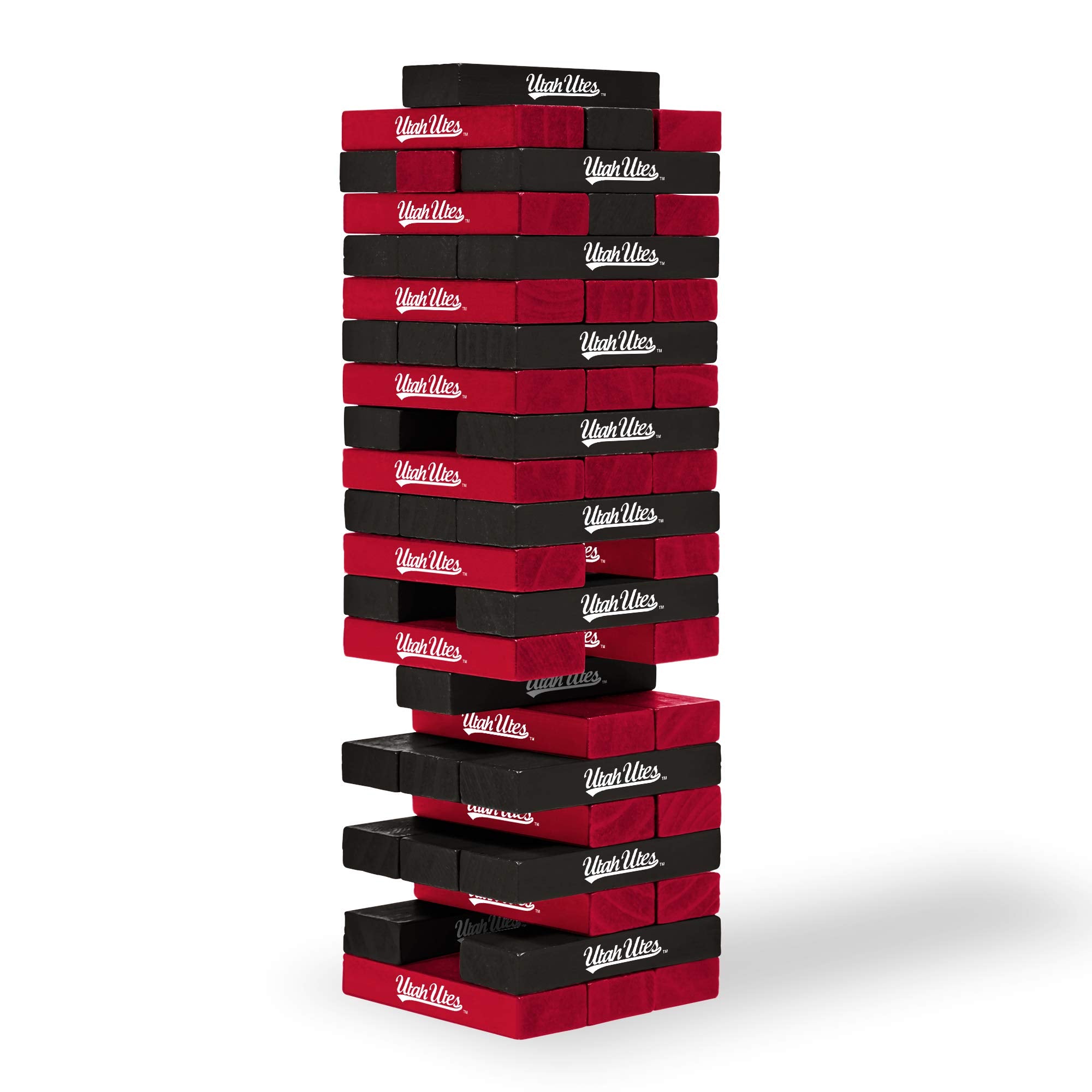 Wild Sports NCAA Utah Utes Table Top Stackers 3 x 1 x .5, Team Color