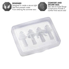 Tyr Ergo Flex Ear Plugs-4Pk Swimming Equipment, Clear, All