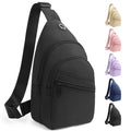 HOTOR Sling Bag - Crossbody Bag & Shoulder Bag for Women & Men with Adjustable Strap, for Travel and Camping Essentials - Black 