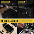 Vaultek Sig Sauer Edition Lifepod Secure Waterproof Travel Case Rugged Electronic Lock Box Travel Organizer Portable Handgun Cas