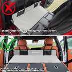 Yeekoro Car Rear Seat Mattress Extension Plate, Foldable Back Seat Extender, Portable Mattress For Sleeping, Increase Travel Tru