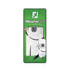 Footjoy Women'S Weathersof Golf Glove, White, Medium/Large, Worn On Right Hand