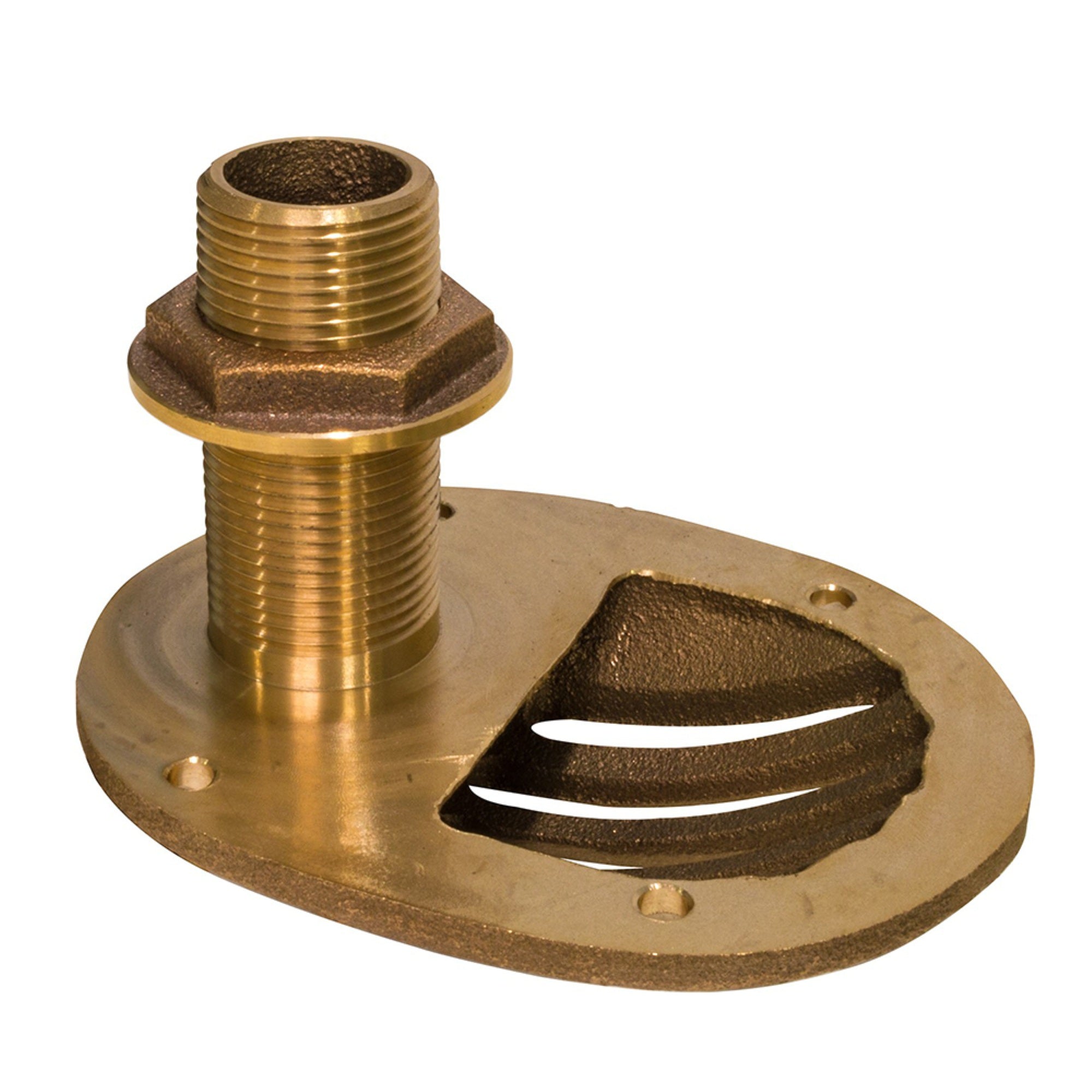 Groco 1/2'' Scoop Thru-Hull Bronze