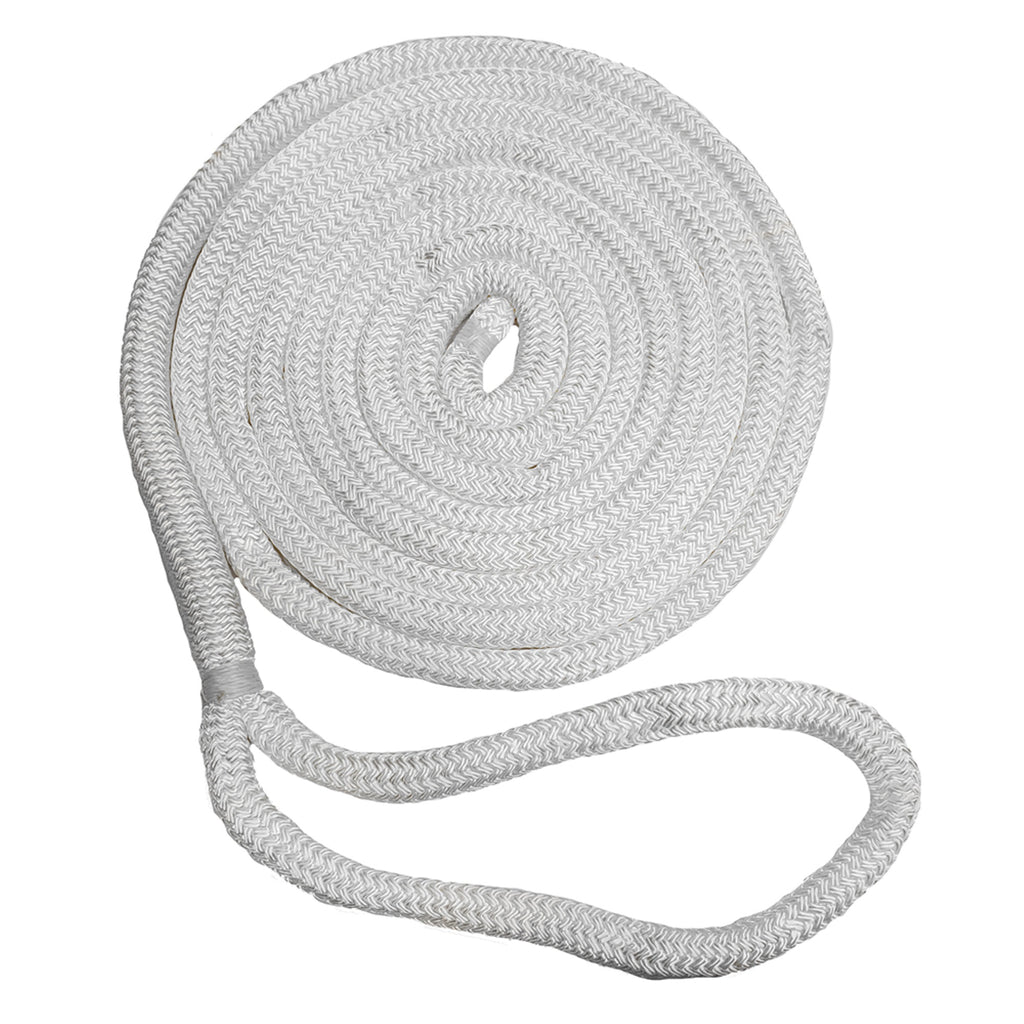 New England Rope 3/4'' X 25' Nylon Double Braid Dock Line