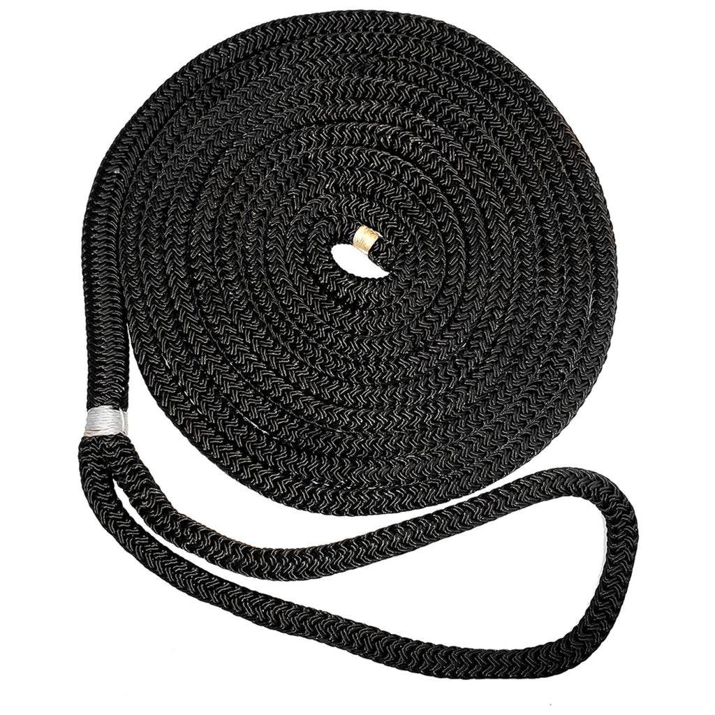 New England Rope 5/8'' X 15' Nylon Double Braid Dock Line