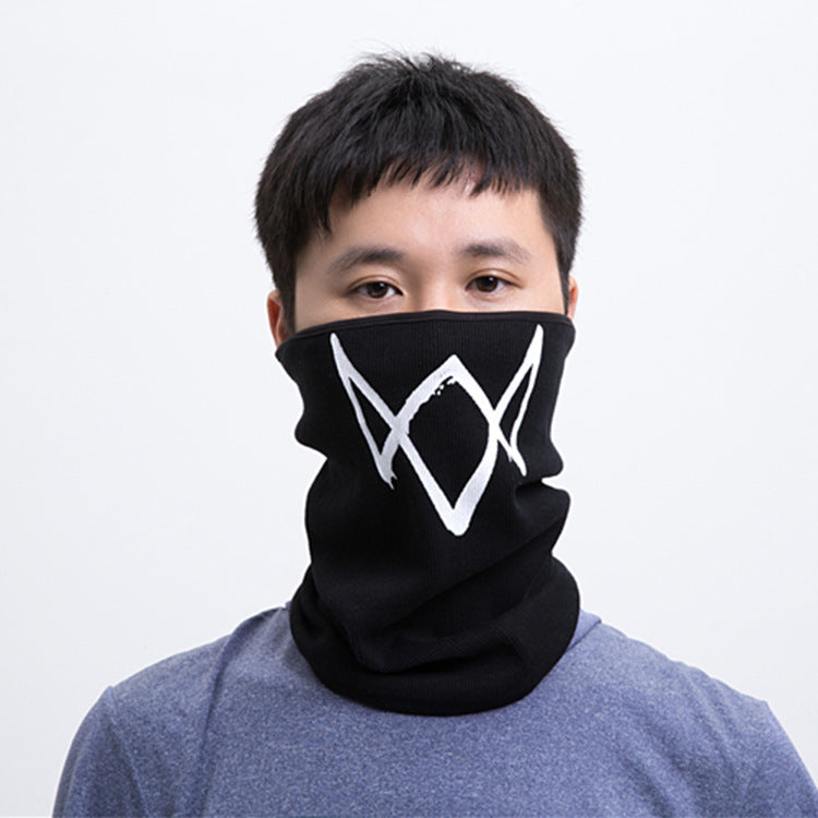 Cross-border manufacturers Halloween cs headgear call of duty personality ghost headgear windproof warm riding headgear mask