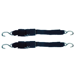 Rod Saver Stainless Steel Quick Release Transom TieDown  2inch x 3'  Pair