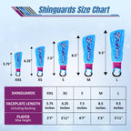 Frost Soccer Shin Guard-Blue/Maroon - Vizari Sports