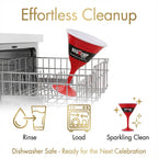 Redcupliving 12oz Reusable Double-Wall Cocktail Party Cups