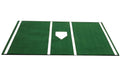 Cimarron Pro 7x12 Home Plate Mat w Inlaid Home Plate  Green