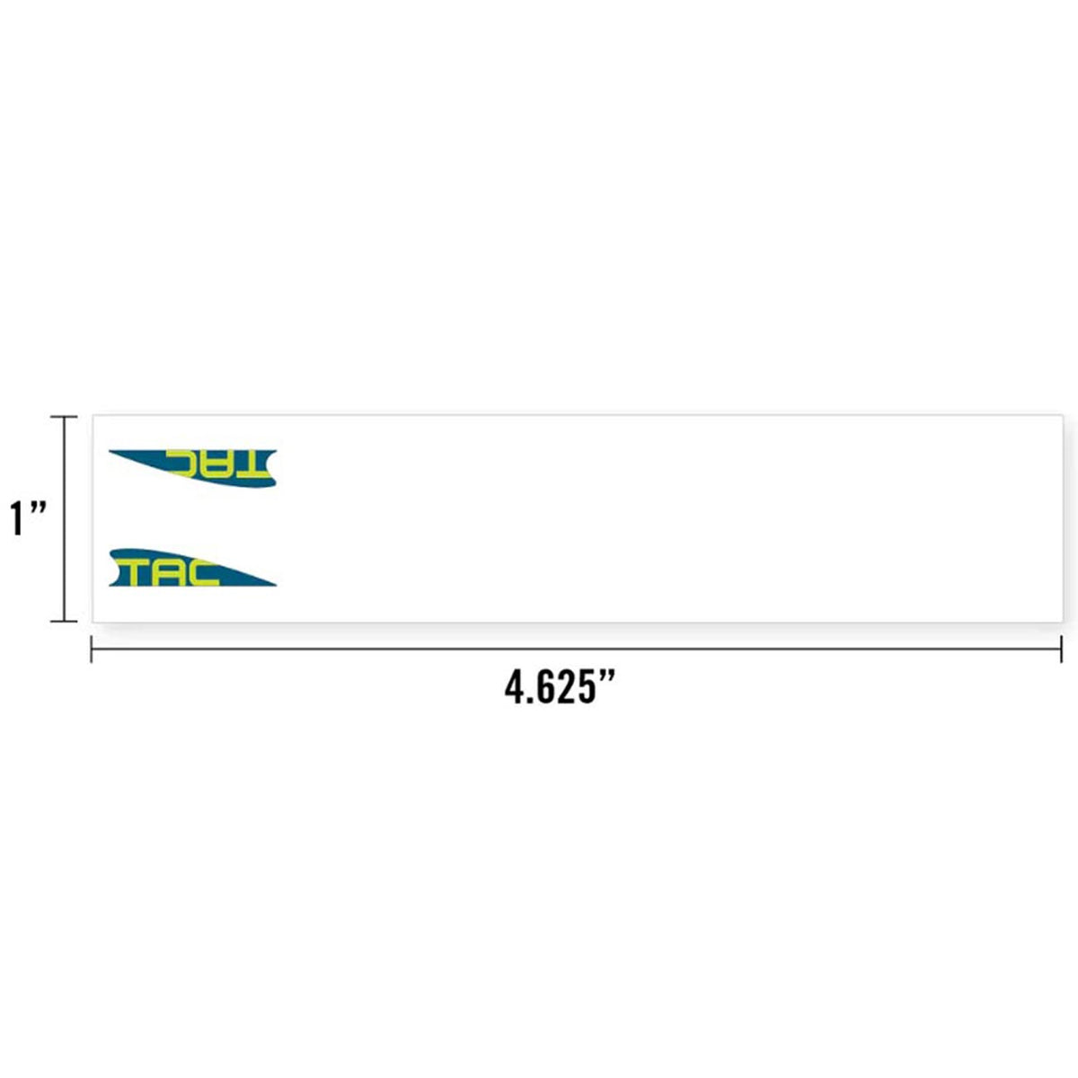 Tac Vanes 4.625inch Standard Arrow Wraps  White (13 pack)