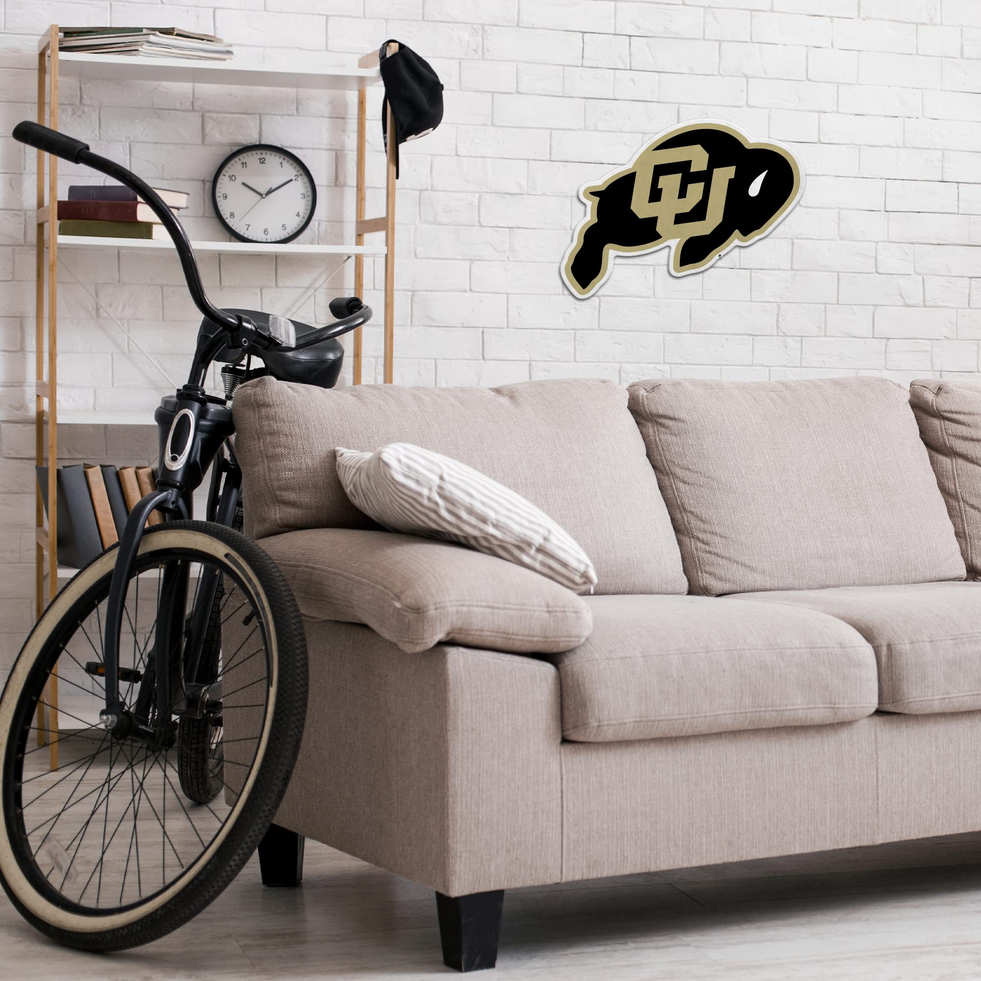 Rico Industries Ncaa Colorado Buffaloes Primary Shape Cut Pennant - Home And Living Room D  Cor - Soft Felt Ez To Hang