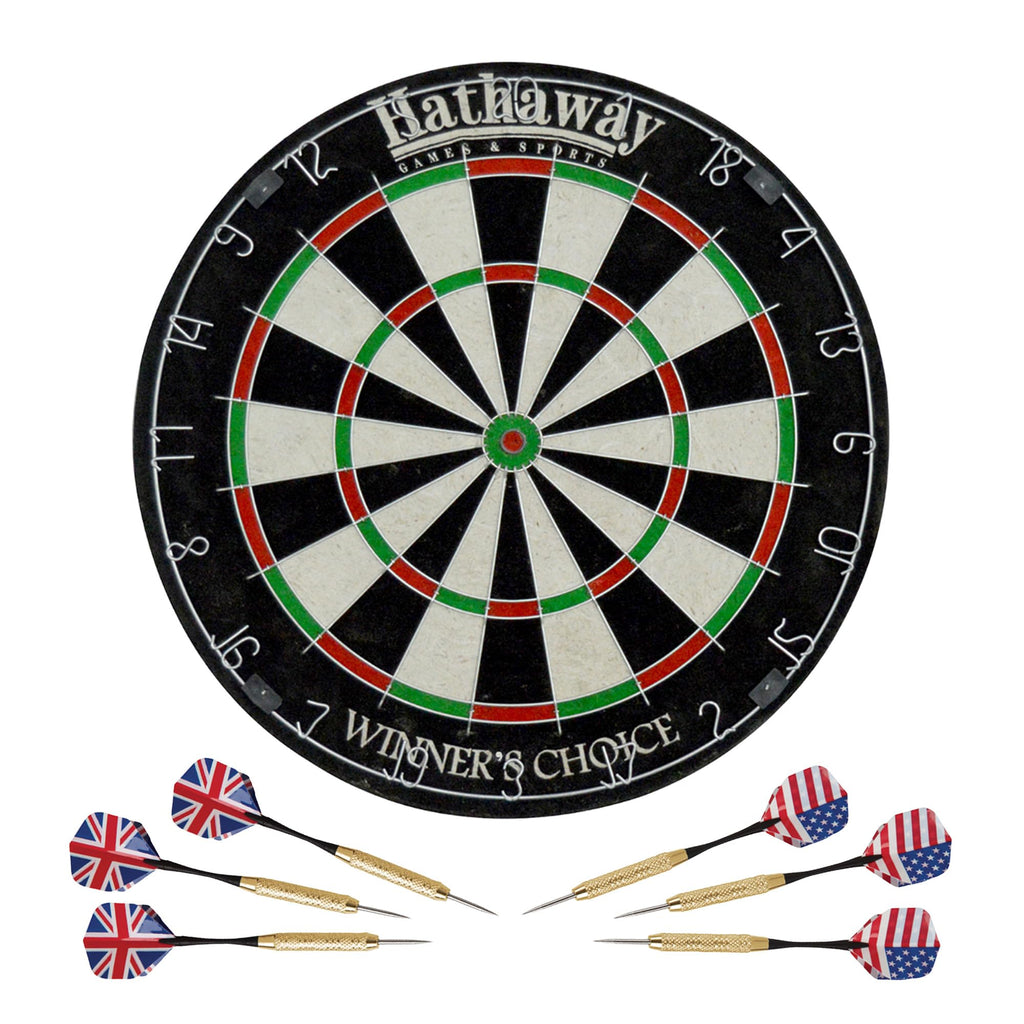 Hathaway Winners Choice 18'' Sisal Fiber Bristle Dartboard