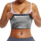 huiming Sauna Suit Waist Trimmer for Women Waist Trainer sweat band for stomach Belt Lower Belly Plus Size (Silvery, Small-Mediu