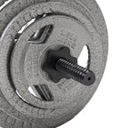 Signature Fitness 5Ft Stardard Barbell With Star Locks, Black