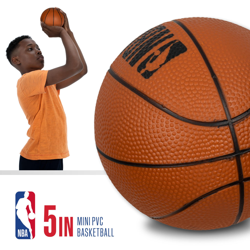 Franklin Sports Nba La Clippers Over The Door Basketball Hoop - Kids Indoor Hoop With Mini Basketball - Nba Fan Shop Toy For Bed