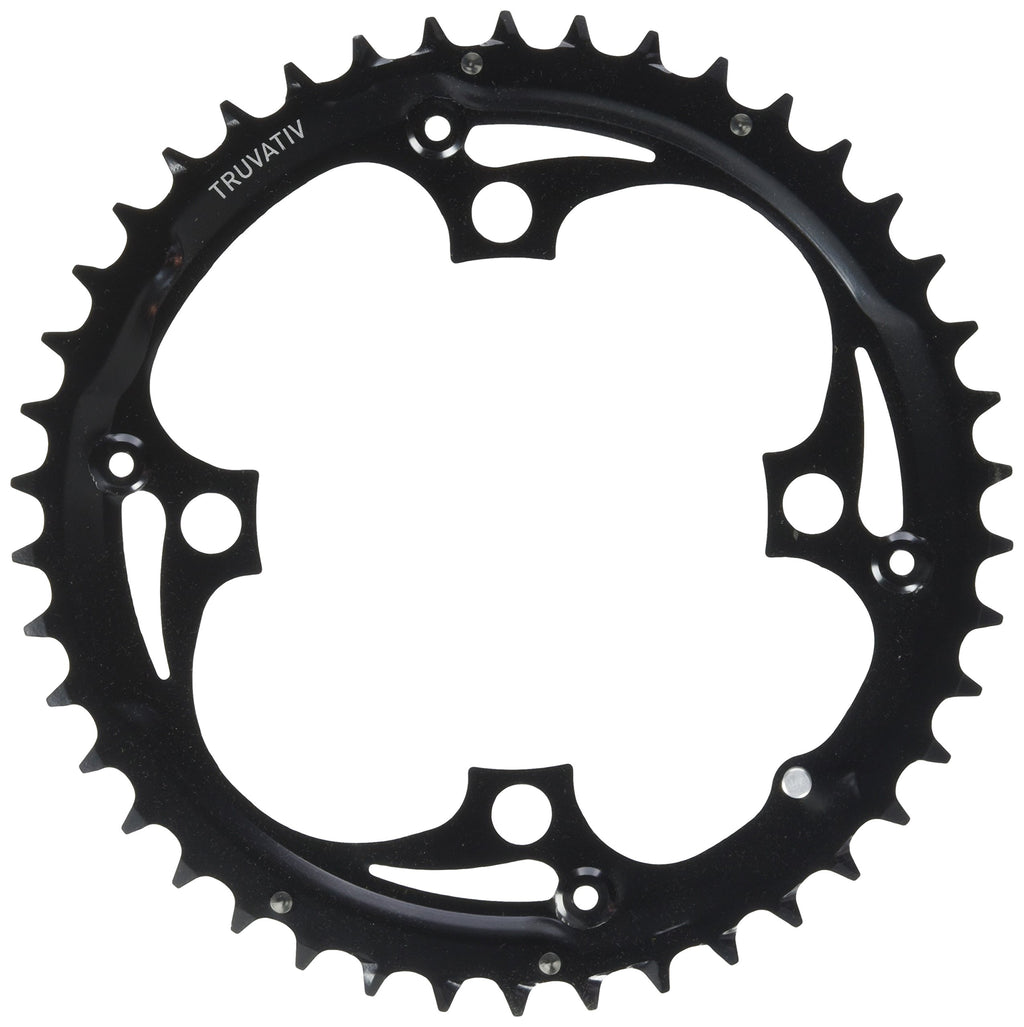 Truvativ Trushift Chainring 42T 104 Bcd 8/9/10/11-Speed Steel Black V4 Rd Mtb