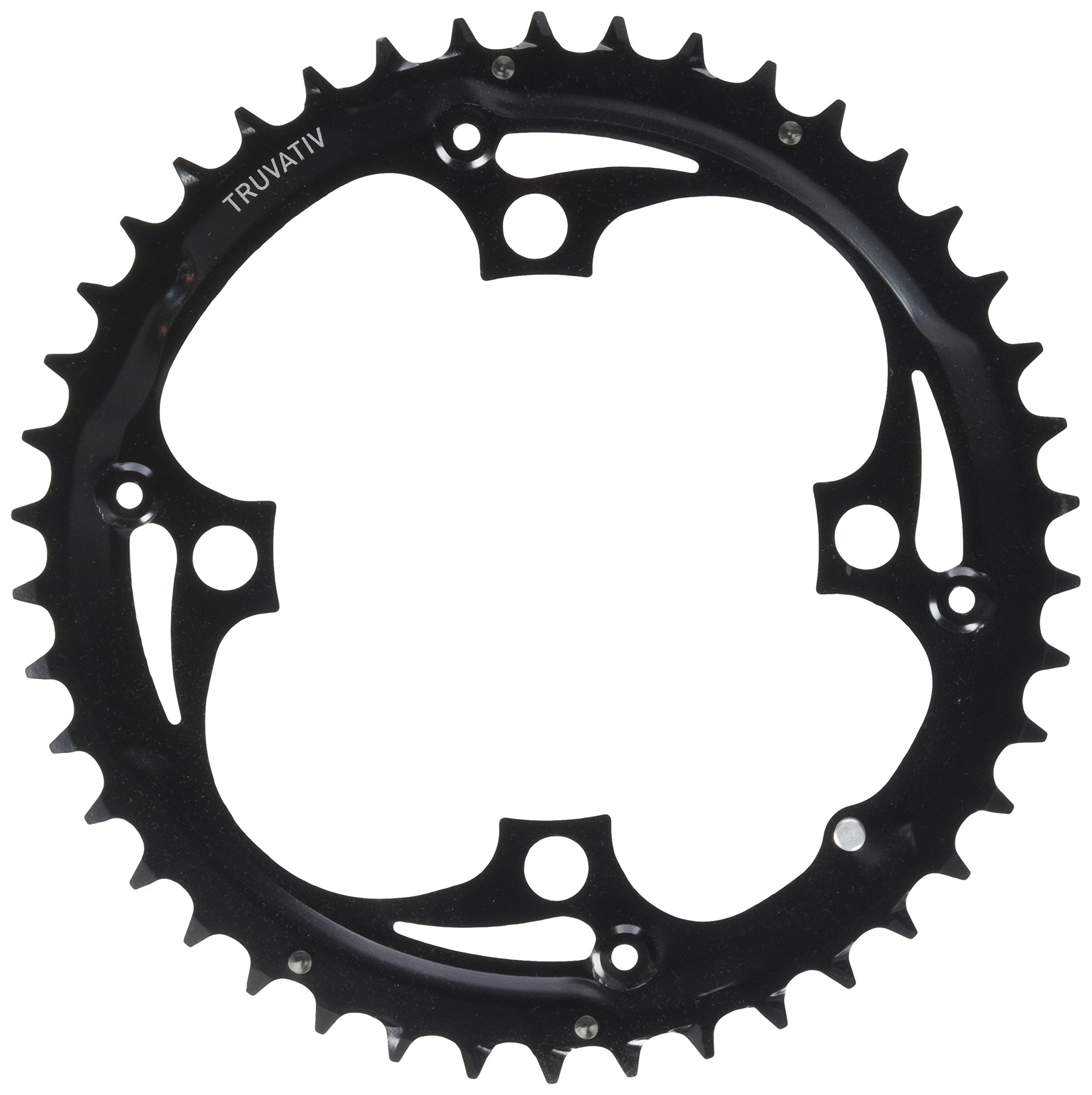 Truvativ Trushift Chainring 42T 104 Bcd 8/9/10/11-Speed Steel Black V4 Rd Mtb