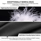 Naturehike Ultralight Down Sleeping Bag, 650Fp Backpacking Sleeping Bag For Adults, 42? Waterproof Sleeping Bags For Camping, Hi