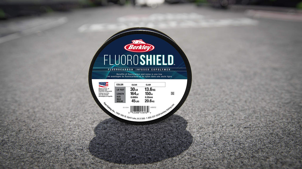 Berkley Fluoroshield, Clear, 20Lb | 9Kg, 3000Yd | 2743M Fishing Line, Suitable For Freshwater Environments