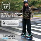 Hover-1 Ultra Electric Self Balancing Scooter - 9  MPH Top Speed, 9  Mile Range, 400  W Motor, Long-Lasting Li-Ion Battery, Ride