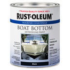 Rust-Oleum Available 207012 Marine Flat Boat Bottom Antifouling Enamel Paint, 1-Quart, Black, (Pack Of 1), 32 Fl Oz