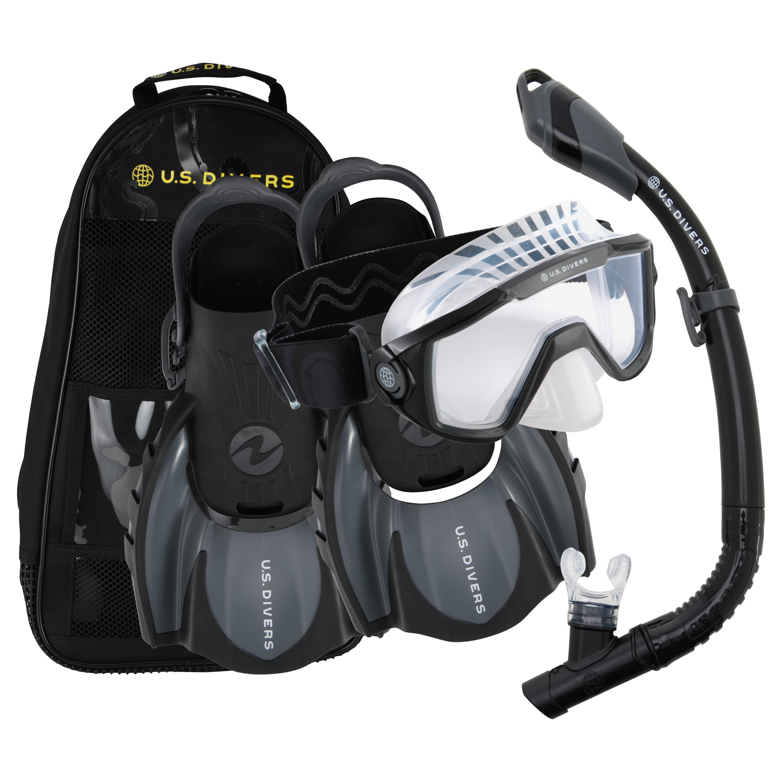 U.S. Divers Set Avila 2.0 Paradise Black Dark Grey M