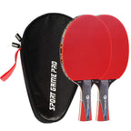 Ping Pong Paddle Set With Killer Spin + Case For Free - Professional Table Tennis Racket For Beginner And Advanced Players - Imp