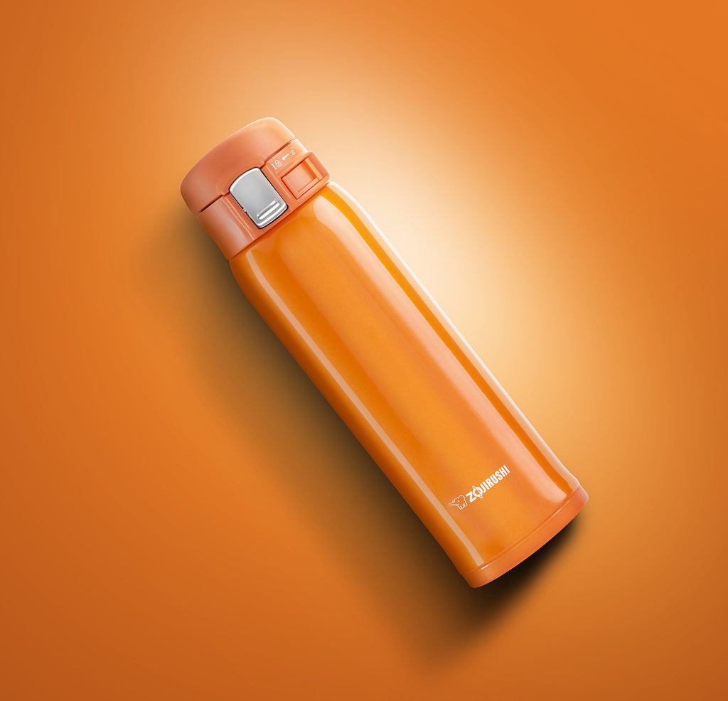 Zojirushi Stainless Steel Mug, 16 Ounce, Vivid Orange
