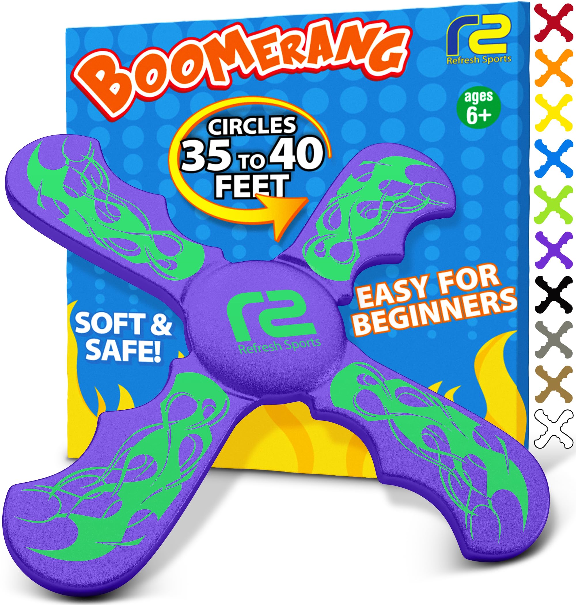 Pool Games & Pool Toys Foam Boomerang - Kids Boomerang That Comes Back! - Soft Kids Pool Toys For Adults And Family - Beach Toys