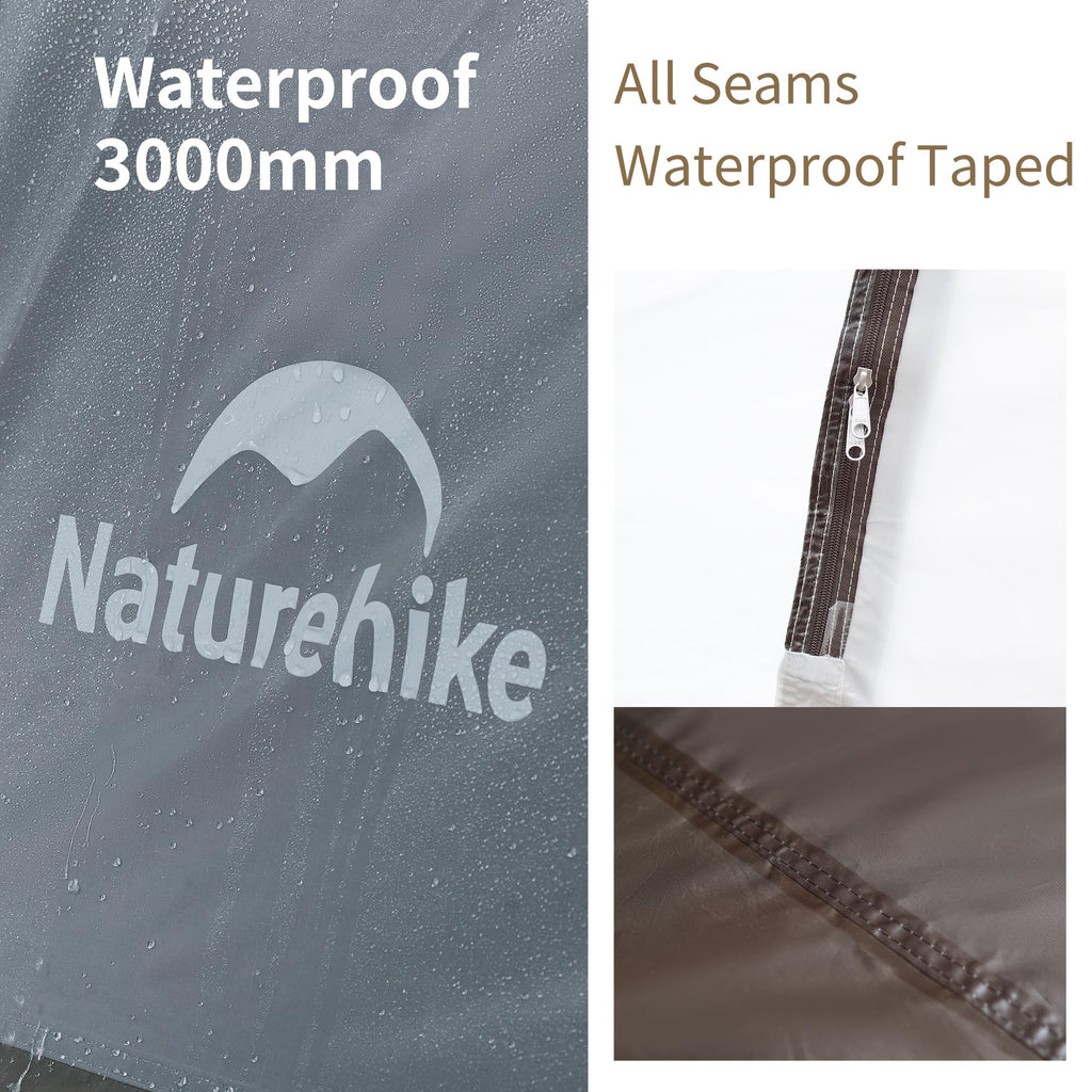 Naturehike Cape 6 Person 8 Person Camping Tent, 60S Easy Setup Instant Tent Pop Up Tent, Waterproof Large Tall 6/8 Person Tents
