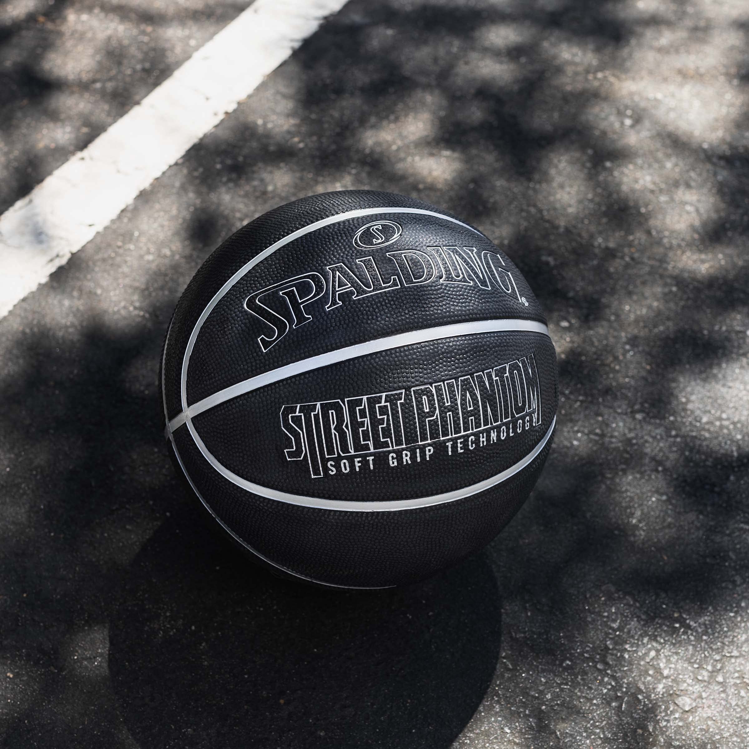 Spalding Street Phantom Outdoor Basketball Silver 295