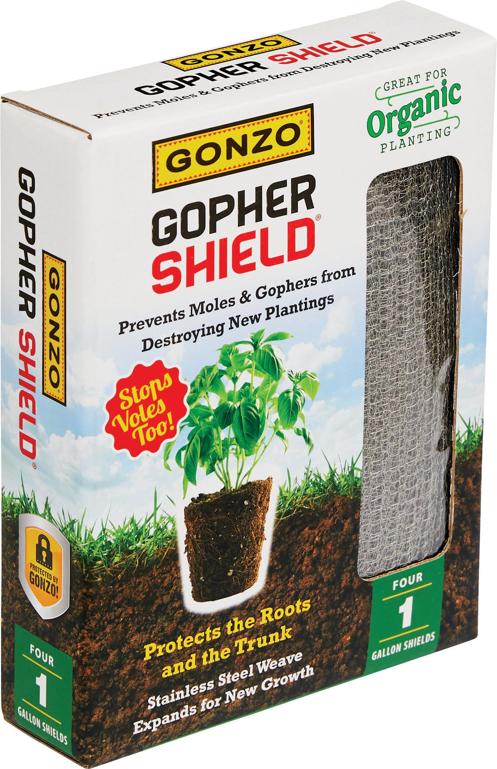 Gonzo 5007 Gopher Shield, 12 X 8