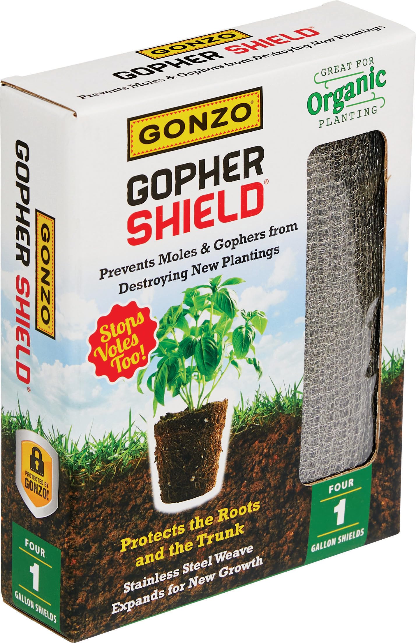 Gonzo 5007 Gopher Shield, 12 X 8