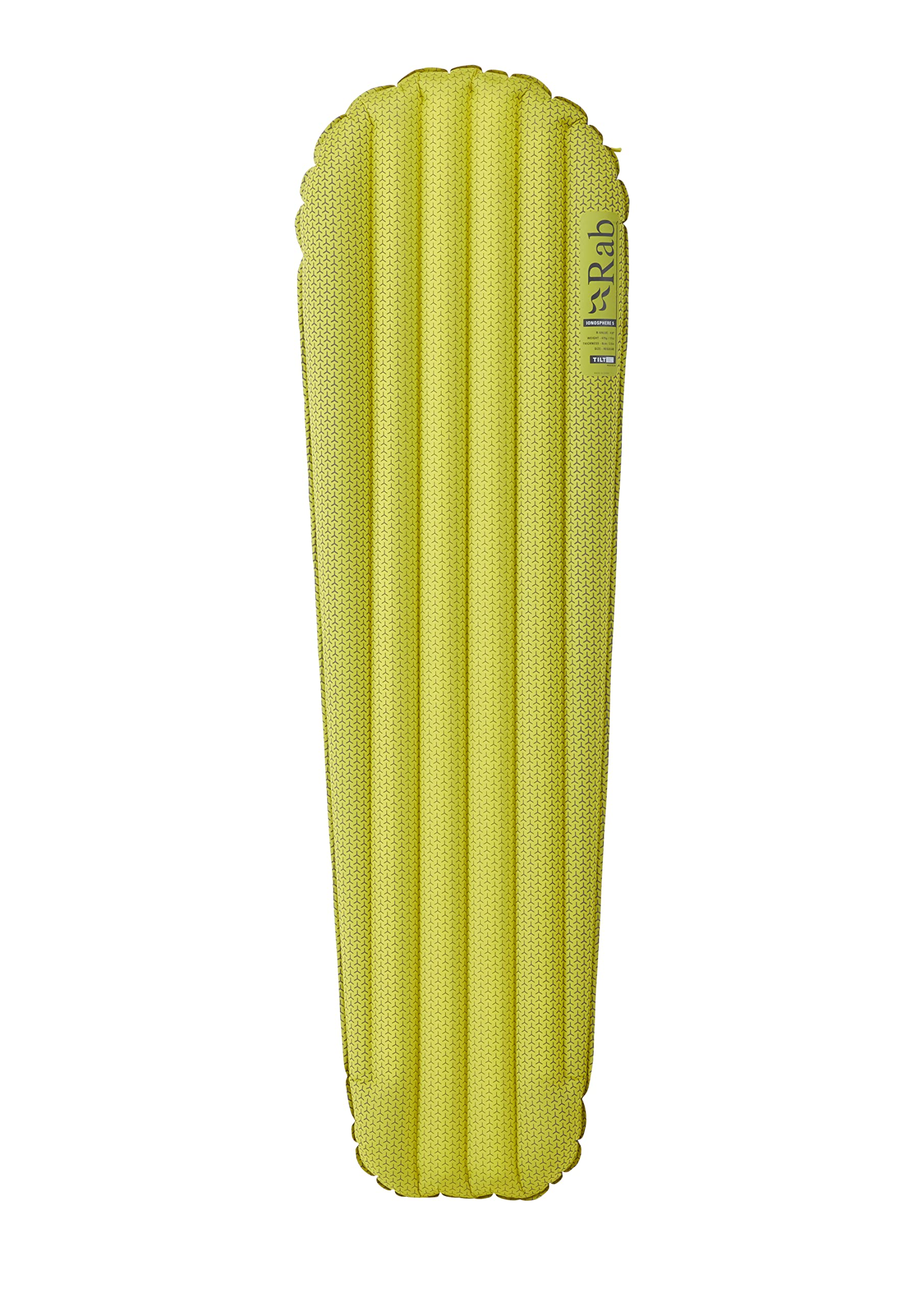 RAB Ionosphere 5 Lightweight Insulated Sleeping Pad for Winter Camping & Backpacking - Zest - Long