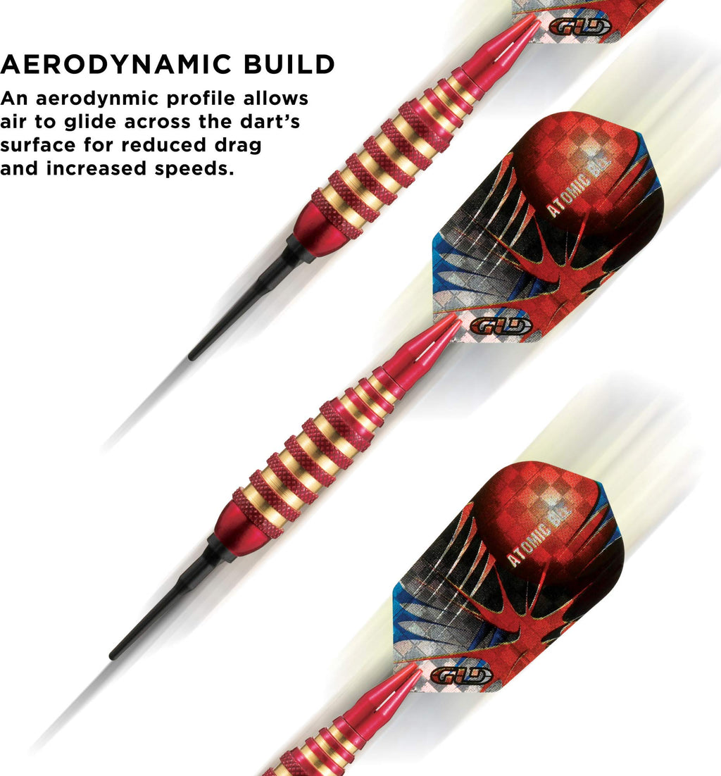 Viper Atomic Bee Soft Tip Darts, Red, 16 Grams