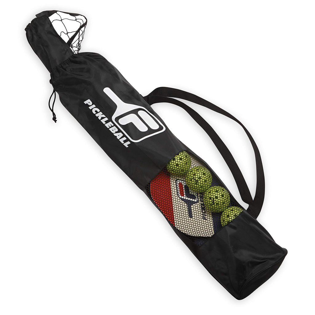 Fila Accessories Pickleball Net Set - Includes Pickleball Paddles Set Of 4 With Regulation Size 4 Outdoor Balls & 10Ft All Weath