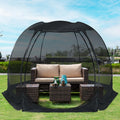 Alvantor Pop Up House Tent, Outdoor Screen Room, Canopy Tent With Uv Resistant, Easy Up Foldable Screen House For Camping Garden