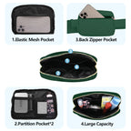 Vorolo Fanny Pack Christmas Gift For Women And Men Crossbody Bag Belt Bag Bum Bag With Adjustable Strap For Sportsdeep Green