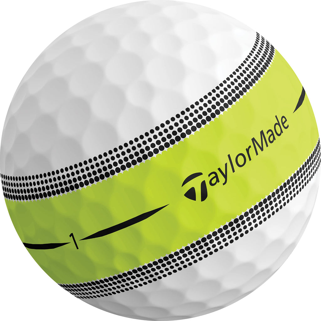 Taylormade Unisexs Tour Response Stripe Golf Ball, One Size