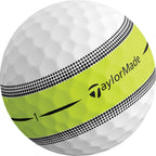 Taylormade Unisexs Tour Response Stripe Golf Ball, One Size