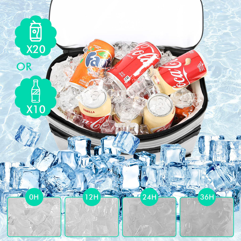 Kayak Cooler,Waterproof Kayak Seat Back Cooler For Kayaking,Kayak Accessories Cooler Bag,Protable Ice Chest,Beach Cooler,Travel