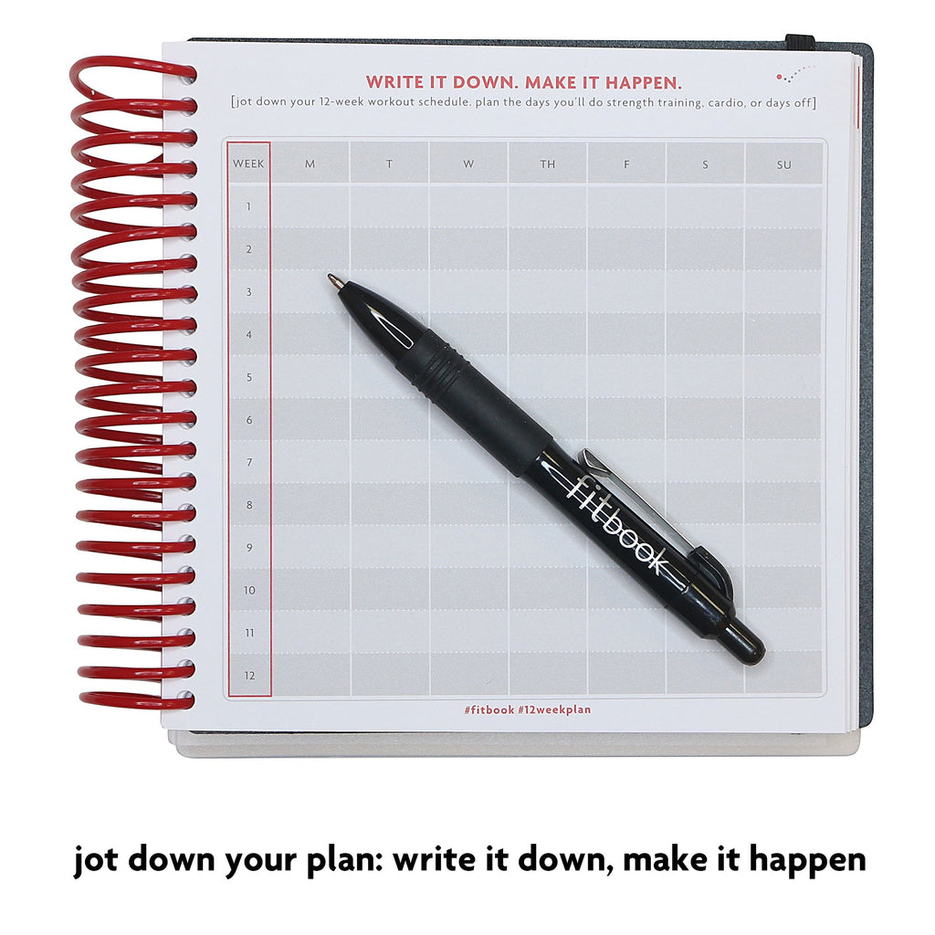 2020 Fitlosophy Fitbook: Fitness Journal And Planner For Workouts, Weight Loss And Exercise, White Single (12-Week)